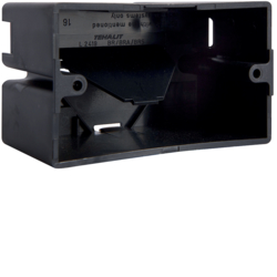 Hager L2419SCHW, L 2419       US-Socket box, 4012740878319