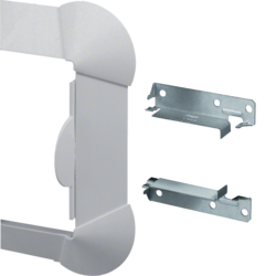 Hager L33147030, Wall finishing frame,wall,BR70130,grey, 4012740878319