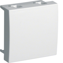 Hager L4750, Blank plate 2M RAL 9010, 4012740878319