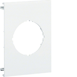 Hager L87309010, Pre-cut lid 1gang,BR70130,pure white, 4012740878319