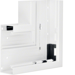 Hager L91059010, Flat corner,PVC,BR70170,pure white, 4012740878319