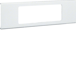 Hager L91139010, Pre-cut lid 3gang, FB 60110, pure white, 4012740878319