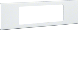 Hager L91139016, Pre-cut lid 3gang FB 60110 traffic white, 4012740878319