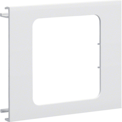 Hager L91209010, Pre-cut lid 1gang,BR70130,pure white, 4012740878319