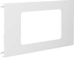 Hager L91729010, Pre-cut lid 2gang,BR70170,pure white, 4012740878319
