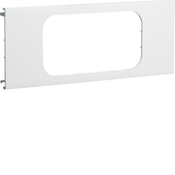 Hager L96029010, L 9602      White 9010 Pre-cut lid 2gang, 4012740878319