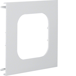 Hager L96107035, L 9610      Grey 7035  Pre-cut lid 1gang, 4012740878319