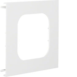 Hager L96109010, L 9610 White 9010 Pre-cut lid 1gang, 4012740878319