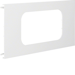 Hager L96129010, XXXBlende 2-f,BR,120,PVC,reinwei?, 4012740878319