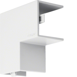 Hager LF2502559016, flat angle hfr LF 25x25mm traffic white, 4012740878319