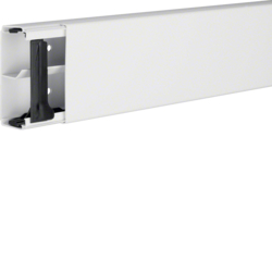 Hager LF4009109016, Trunking with partition PVC LF40x90mm tw, 4012740878319