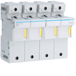 Hager LR704, Fuse carrier 3P+N 125A L58 8M, 3250614187049