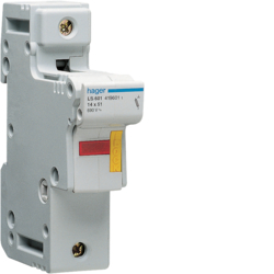 Hager LS601, Fuse carrier 1P 50A L51 acc. 1.5M, 3250614196010