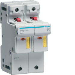 Hager LS602, Fuse carrier 2P 50A L51 acc. 3M, 3250614196027