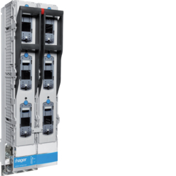 Hager LVDR1260CPX, Fuse switch vert. double size 3 3p M12, 4049857125159