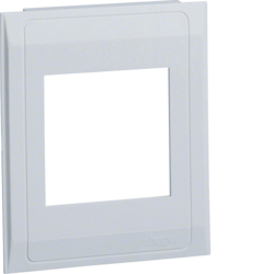 Hager M63729010, M 6372      White 9010 Pre-cut lid 1gang, 4012740878319