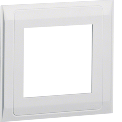 Hager Frontplate 1gang, Q60,BRA/H70132, pw