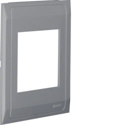 Hager Frontplate 1gang,Q60,BRA70132,lac.n.anod