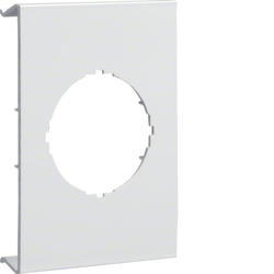 Hager Pre-cut lid 1gang,BRH 70132,pure white