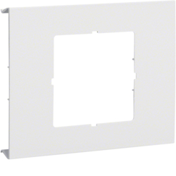 Hager Pre-cut lid 1-gang, purewhite