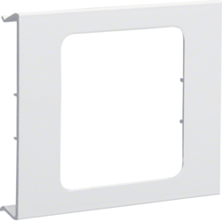 Hager Pre-cut lid 1gang,BRH 70132,pure white