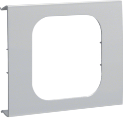 Hager R 6501      Grey 7035  Pre-cut lid 1gang