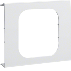 Hager Pre-cut lid,1-gang,BRH 70132,pure white