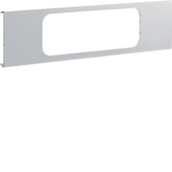 Hager R 6503      Grey 7035  Pre-cut lid 3gang