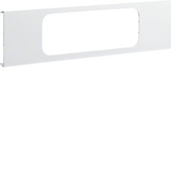 Hager Pre-cut lid 3-gang, purewhite