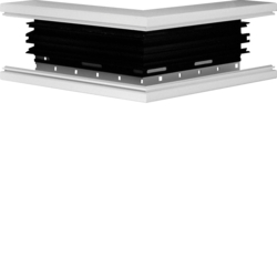 Hager External corner,PVC,BR85130,grey
