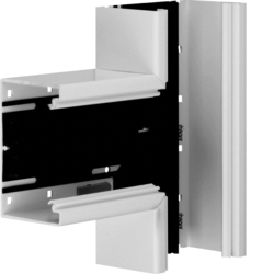 Hager T piece,PVC,BR85130,grey