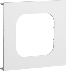 Hager XXXBlende 1-f,BRA/S,120,PVC,reinwei?