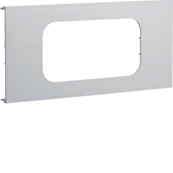 Hager XXXBlende 2-f,BRA/S,120,PVC,lichtgrau