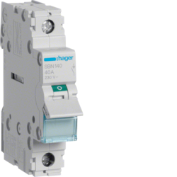 Hager SBN140, 1P 40A Switch, 3250615510167