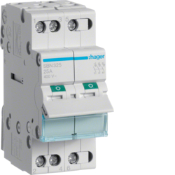 Hager SBN325, 3P 25A Switch, 3250615510105