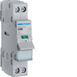 Hager SBT225, 2P 25A Switch , Ind. Light, 3250615511713