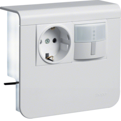 Hager Device bearer outlet/PIR SL 20x55 pure w