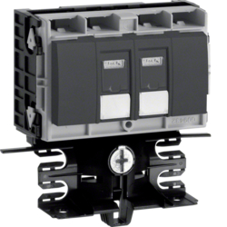 Hager acc.box SL20055 2 x Cat.6 black