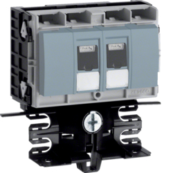 Hager acc.box SL20055 2 x Cat.6 alu