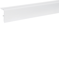 Hager Skirting w.2 lips, 20x50,pure white