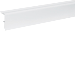 Hager Skirting lid w.2 lips, 20x50,pure white
