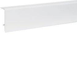 Hager Skirting lid w.2 lips 20x70,pure white