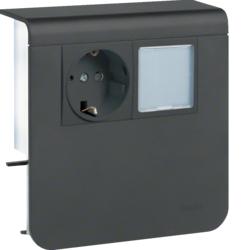 Hager Device bearer outlet/LED SL 20x80 graphi