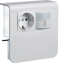 Hager acc.box SL20080 socket+PIR tw
