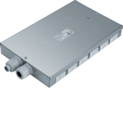 Hager consolidation point power WI 6 sock. wh