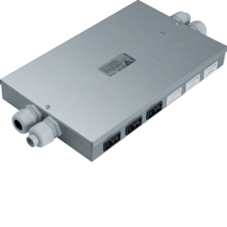 Hager consolidation point power WI 2x6 sock.