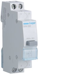 Hager SVN332, Latching 2NO Pushbutton, 3250615721839