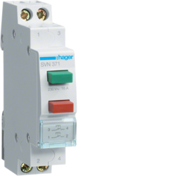 Hager SVN371, Impulse 2NO Double Pushbutton, 3250615721891