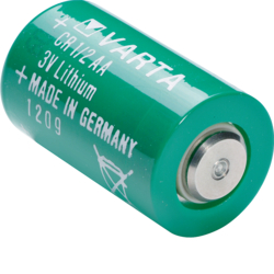 Hager TG402, Battery 1/2AA 3V, 3250615874023