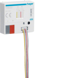 Hager TXB322, Flush mounted input+LED output 2-fold, 3250616049079